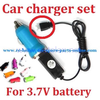 XK-K124 EC145 helicopter parts car charger + usb charger wire for 3.7v battery